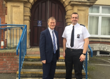 Local MP visits Leigh-on-Sea Police Station